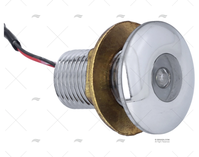 SPOT LED BLANC INDUS 10-30V CHROME/TRASP FORESTI SUARDI