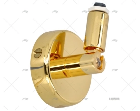 DIE CAST BRASS WALL LIGHT SUPPORT GOLD-C FORESTI SUARDI