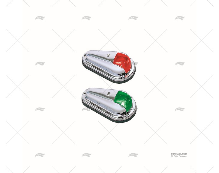 STARBORD&PORT LIGHT SET PERKO CHROME 12V PERKO