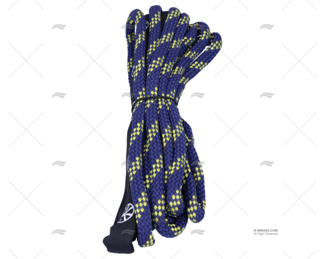 CABO HANDY ELASTIC 12mm NAVY/AMAR. 1x 6m LIROS