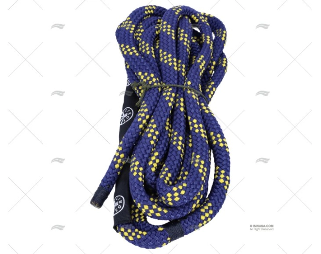 CABO HANDY ELASTIC 16mm NAVY/AMAR. 1x10m LIROS