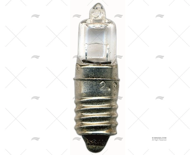 LAMPARA E10   2,5V 0,8A HALOGENA