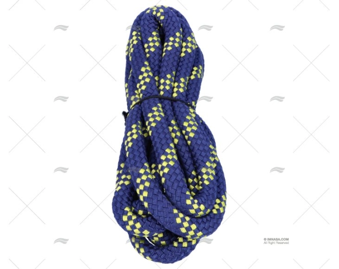 CORDAGE HANDY ELASTIC 18mm NAVY/JAUNE 1x LIROS