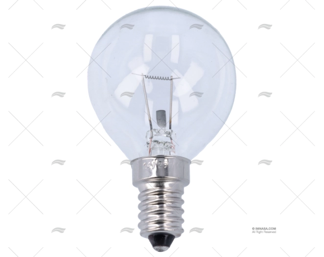 ROUND-LAMP SPARE CLEAR E-14 24V/25W