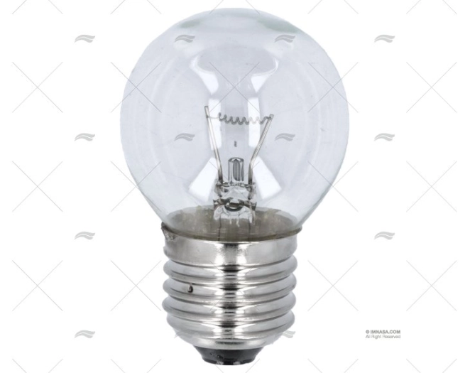 ROUND-LAMP SPARE CLEAR E-27 24V 60W