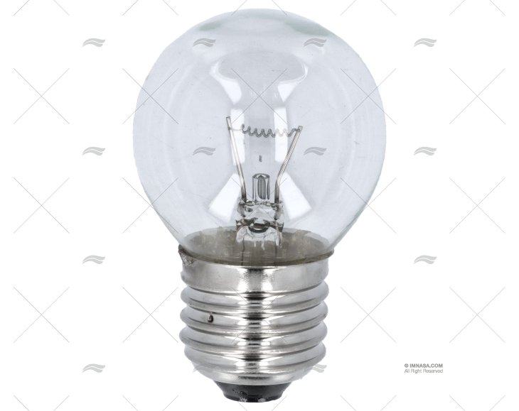 ROUND-LAMP SPARE CLEAR E-27 24V 60W