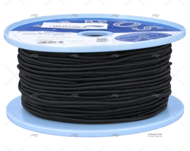 CABO SHOCK CORD 03mm PRETO 100m