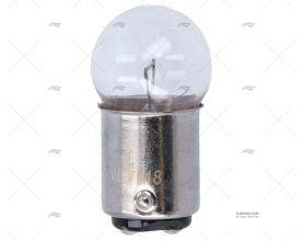 LAMPE SPHERIQUE 18X37 BA15D 12V/15W