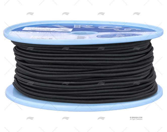 CORDAGE SHOCK CORD 04mm NOIR 100m