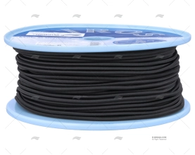 CABO SHOCK CORD 04mm PRETO 100m