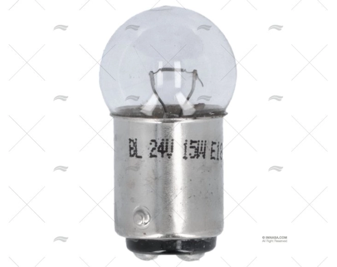 SPARE LAMP BA15D 24V 5W 18X35 SPHERICAL