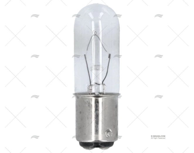 LAMP BA15D 24V 10W 50mm AS