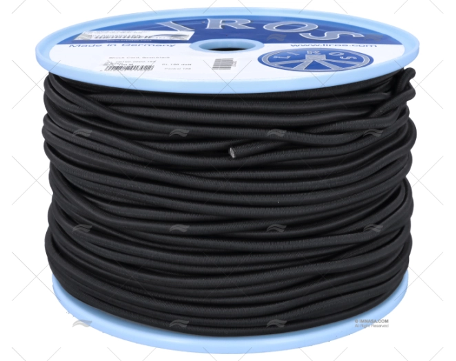 CABO SHOCK CORD 06mm PRETO 100m