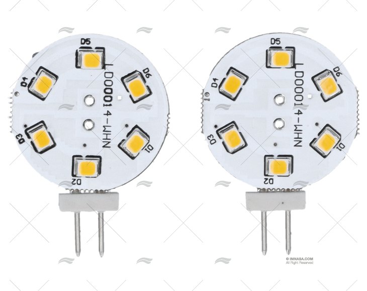 LAMPARA G4 10-30V LED 0.3WX6 (2U.)