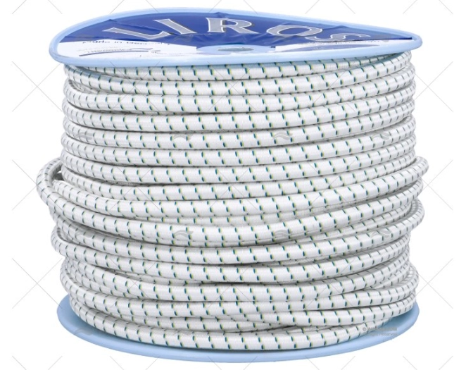 CABO SHOCK CORD 12mm BLANCO   100m