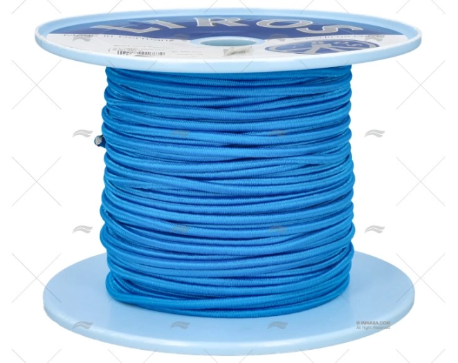 CABO SHOCK CORD 05mm AZUL 100m