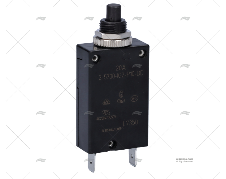 THERMAL MAGNETIC CIRCUIT BREAKER  20A 57 E-T-A