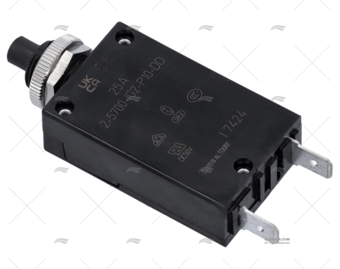 THERMAL MAGNETIC CIRCUIT BREAKER  25A 57 E-T-A