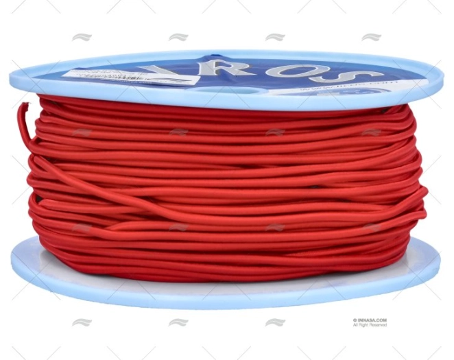 CABO SHOCK CORD 04mm VERMELHO 100m