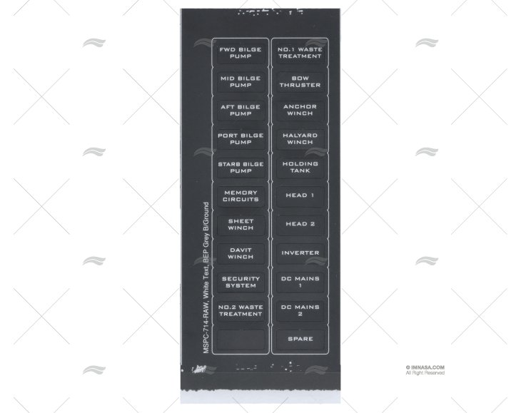 PAINEL ADESIVOS PARA RELES BEP