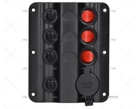 PANEL CONTROL 3P + MECHERO LED 12V