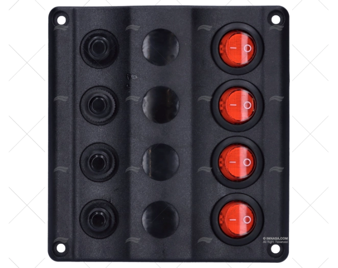 PANEL INTERRUPTOR 12V LED INDICADOR