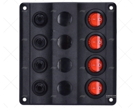 PAINEL INTERRUPTOR 12V LED INDICADOR