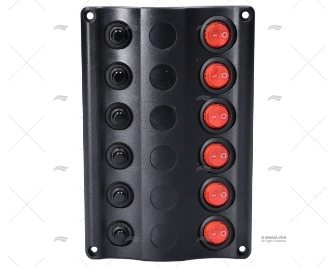 PAINEL INTERRUPTOR 12V LED 6