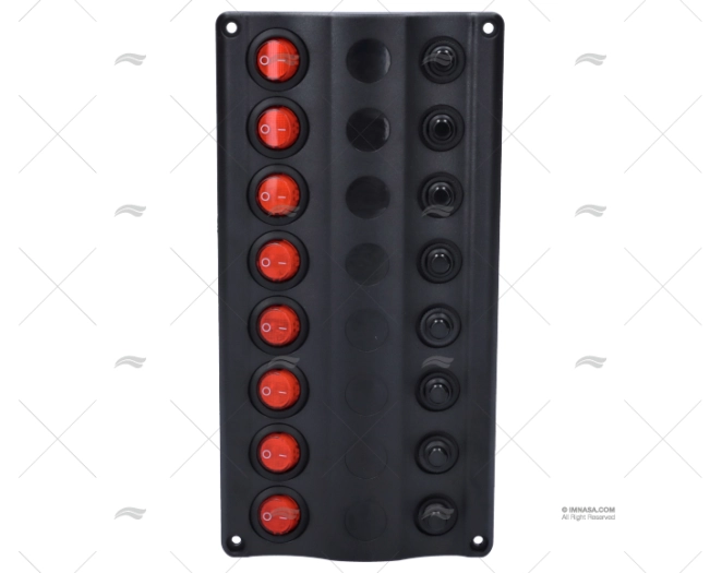 SWITCH PANEL 8P 12v 107x210