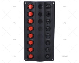 SWITCH PANEL 8P 12v 107x210