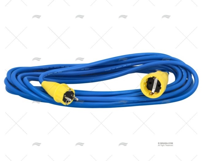 ELEC. EXT. CABLE  BLUE  10m 3x1,5mm2