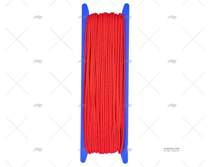 CORDAGE MULTIUSAGE 03MM ROUGE 50MTS LIROS