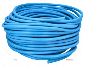 CABLE TRIPOLAIRE 6MM BLEU BOBINE 50MTS