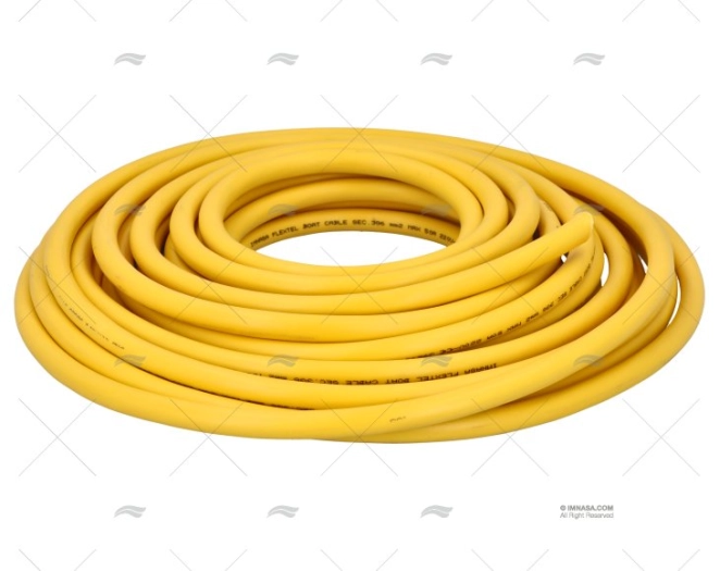 CABLE ELEC 3x 6mm DIA.14 15m AMARILLO