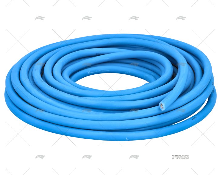 CABLE ELEC 3x 6mm DIA.14 15m AZUL