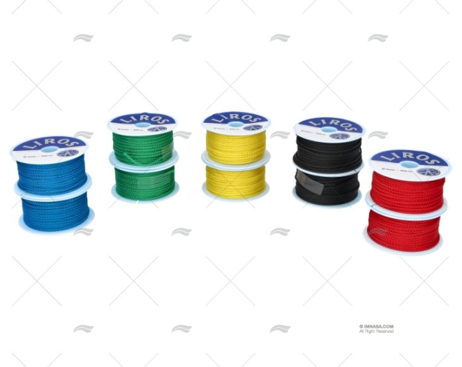 BOITE BOBINES POLYESTER 10x30m 2mm COL. LIROS