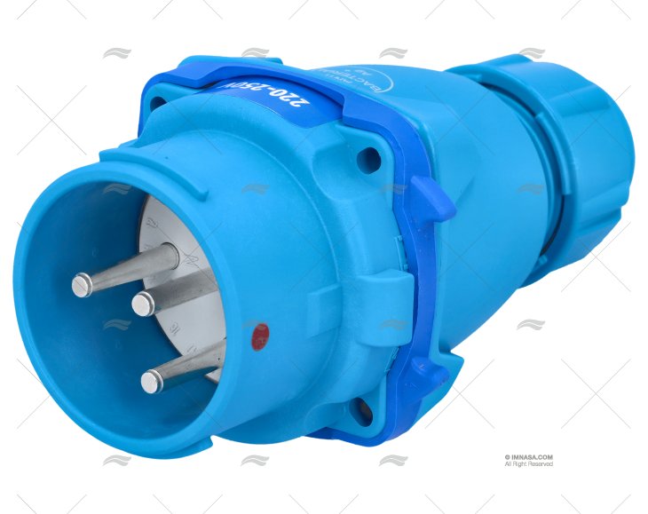 FICHE MALE DS1 16-30A 220V 1+N+T MARECHAL ELECTRIC