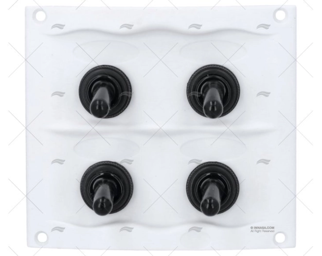 PANEL 4 POS 12V 20A BLANCO 95x107m BEP