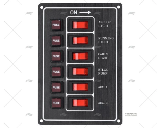 PANEL CONTROL VERTICAL INTER.ILUMINADOS