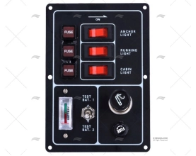 PANEL CONTROL NIV.BAT, MECHEROS E INTER.