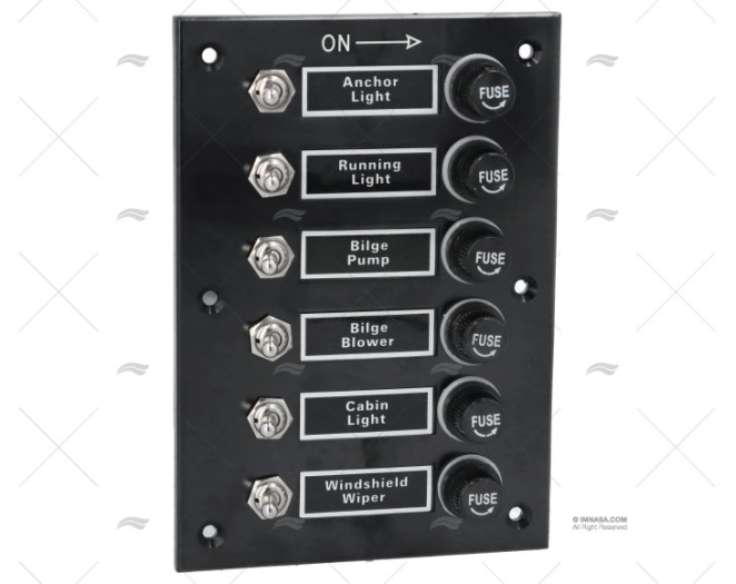 PANEL INTERRUPTOR C/INTERR. Y 6 FUSIBLES