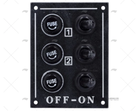 PANEL INTERRUPTOR 3 FUSIBLES