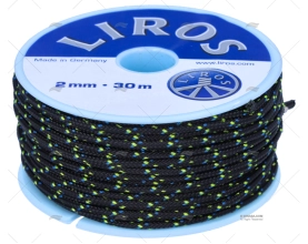 SPOOL  MAGIC SPEED BLACK 30m 2mm LIROS