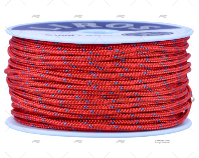 BOBINA MAGIC SPEED ROJA     2mm 30m LIROS