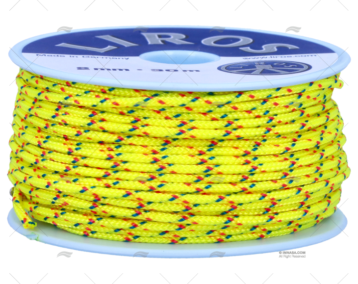 BOBINNE MAGIC SPEED JAUNE 2mm 30m LIROS