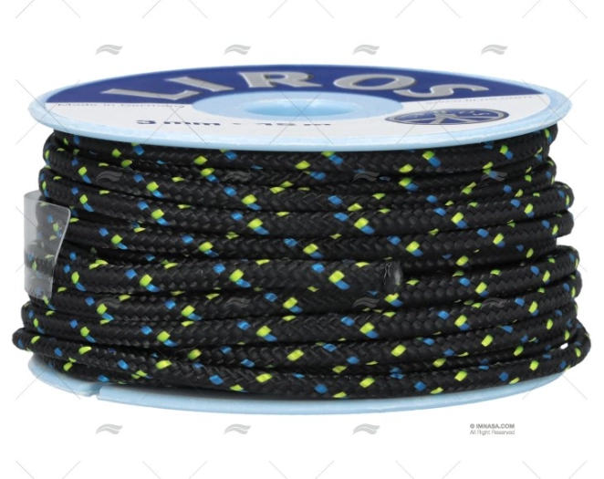 BOBINA MAGIC SPEED NEGRA    3mm 15m LIROS