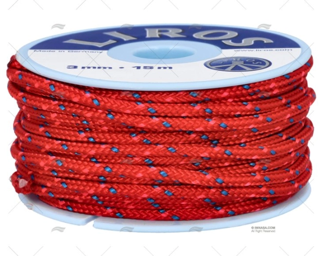 BOBINA MAGIC SPEED ROJA     3mm 15m LIROS