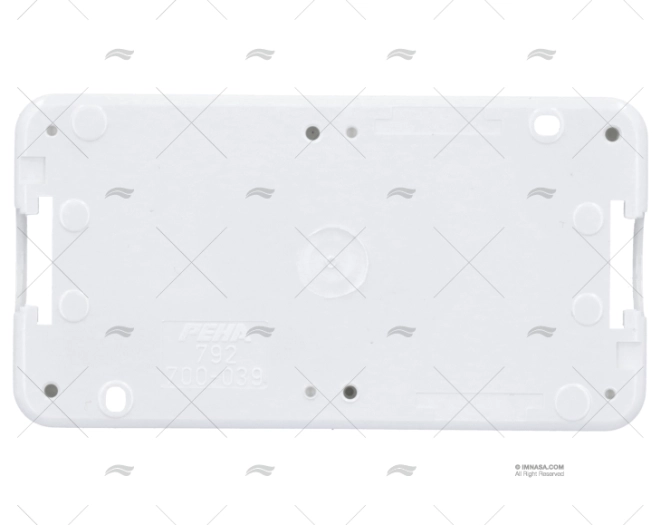 COVER 37mm WHITE 2 ELEMENTS