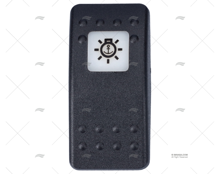 ACTUATOR BLACK ANCHOR LIGHT SYMBOL CARLINGSWITCH