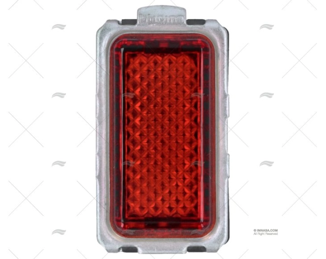 LIGHTED PUSH-BUTTON WITH RED LIGHT